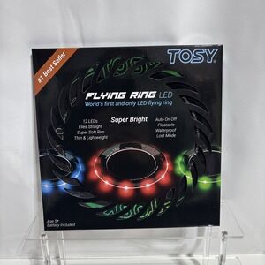 TOSY‎ Flying Ring 12 LEDs Super Bright Lost Mode Auto Light Up NIB Green